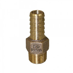 1/2" Light Duty No-Lead Bronze Adapter with Hex_noscript