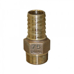 3/4" Light Duty No-Lead Bronze Adapter with Hex_noscript