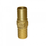 1" No-Lead Brass Coupling with Hex