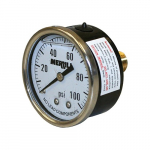 0-100 PSI No-Lead 2" Dial Back Mount Pressure GaugePGLBNL100
