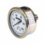 0-100 PSI No-Lead Case Back Mount Pressure Gauge