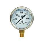 0-300 PSI No-Lead Stainless Case Pressure Gauge