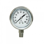 0-100 PSI No-Lead Stainless Case Pressure Gauge