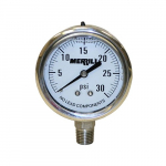 0-30 PSI No-Lead 304 Stainless Case Pressure Gauge_noscript