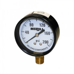0-200 PSI No-Lead Pressure Gauge 2-1/2" Dial