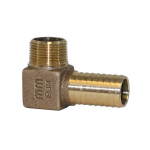 1" No-Lead Bronze Hydrant Elbow with BarbsRBHELNL1000