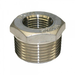 1" x 1/2" Stainless Steel Hex Bushing