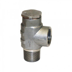 1/2" Stainless Steel Pressure Relief Valve, 100PSI