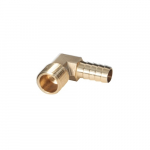 1/2" MPT x 1/2" Hose Barb Fitting, 90D Elbow