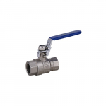 1" FPT Nickel-Plated Ball Valve with Handle