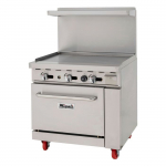 36" Wide Natural Gas Oven with Griddle