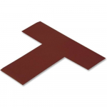 2" Wide Solid Brown T, Floor Tape_noscript