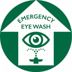 "Emergency Eye Wash" Sign, 16"_noscript