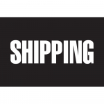 "Shipping" Area Sign, 24"x16"_noscript