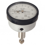 Back Plunger Dial Indicator, 0-2", 0-25-0 Read