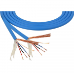 4 Conductor Miniature Microphone Cable, 328 ft Blue