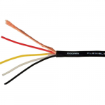 28AWG Mini SH Cable 0.106" O.D., 1000 ft, Black