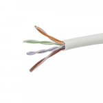 Cat5e Ethernet Bulk Cable, 350MHz, White, UL, TAA
