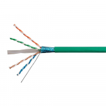 Cat6A Ethernet Bulk Cable, Solid, 23AWG, Green, UL_noscript