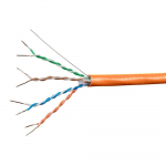 Entegrade Cat6A Ethernet Bulk Cable, 1000ft, Orange_noscript