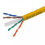 Cat6 Ethernet Bulk Cable, 1000ft, Yellow