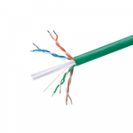 Cat6 Ethernet Cable, Solid, 550MHz, 1000', Green, UL