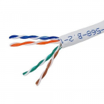 Cat5e Ethernet Bulk Cable Solid, 1000ft, White_noscript