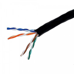 Cat5e Ethernet Cable, Stranded, 350MHz, 1000', Black