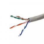 Cat5e Ethernet Bulk Cable, Solid, 350MHz, STP, Gray