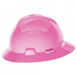 V-Gard Slotted Full-Brim Hat, Hot Pink_noscript