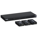 HDMI 4x4 Matrix Switch HDBT PoC 4K/60 with 3 Receiver