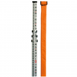 4m Aluminum Leveling Rod with Metric E-Block Scale