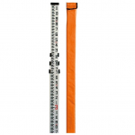 5m Aluminum Leveling Rod with Metric E-Block Scale_noscript