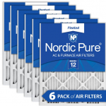 10x20x1 Pleated MERV 12 Air Filters 6 Pack_noscript