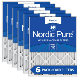 10x24x1 Pleated MERV 12 Air Filters 6 Pack_noscript