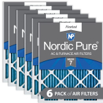 10x30x1 Pleated MERV 7 Air Filters 6 Pack_noscript