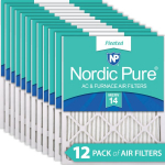 12x18x1 Pleated MERV 14 Air Filters 12 Pack_noscript