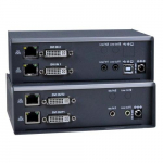 Dual Monitor DVI USB KVM Extender