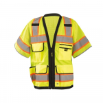 Heavy Duty Surveyor Vest Yellow 2X_noscript
