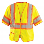 Classic Mesh Two-Tone Vest, Yellow, 3XL