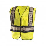Yellow Premium Safety Police Vest, Medium/Large