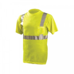 T-Shirt Reflective Stripe Yellow 4XL_noscript