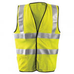 Flame Resistant Mesh Vest, Yellow, 2XL