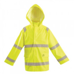 Flame Resistant Rain Jacket, Yellow, XL
