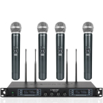 4-channel UHF Wireless Microphone System_noscript