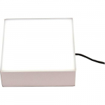ABS Plastic LED Light Box, 6 x 6"_noscript