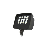 Integreted LED Flood Light, Bronze, 5000 Lm_noscript