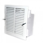 Metal and High Impact Polystyrene Air Vent, 9-5/8"
