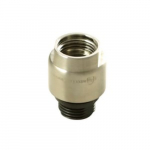 Connector, Brushed Nickel, Residential, 1/2"_noscript
