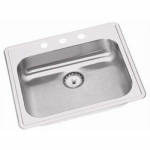 Bealeton Bowl Drop-In Kitchen Sink, Rear Center_noscript